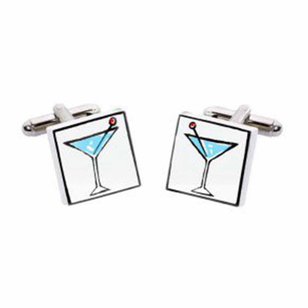 Sonia SpencerMartini Cufflinks by Sonia Spencer, in Presentation Gift Box. Cocktail glass