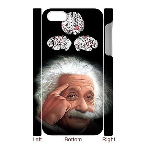 Custom Albert Einstein Cover Case for IPhone 5/5s WIP-157