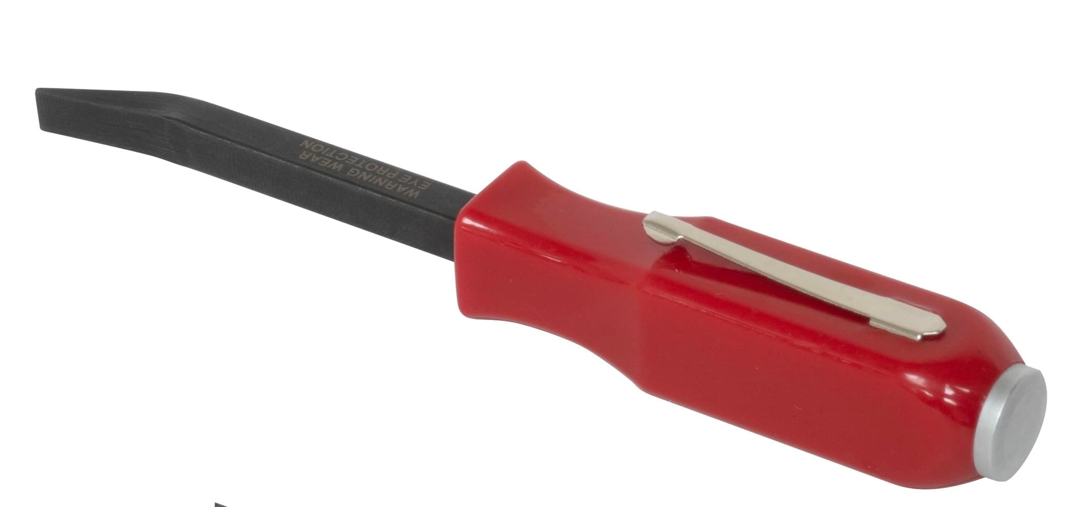 Lisle 35100 1/4" Pry Bar with Pocket Clip and Strike Cap