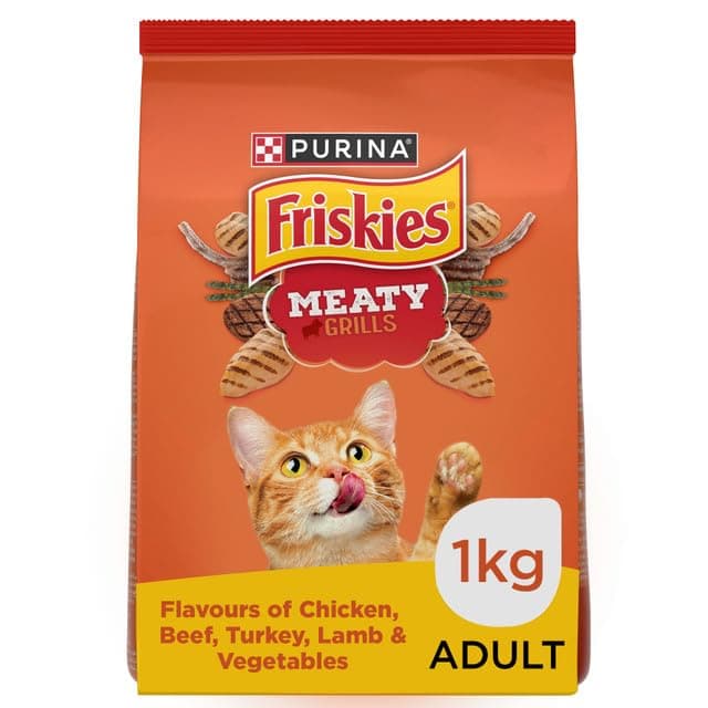 Friskies Meaty Grill Cat Dry Food - 1KG
