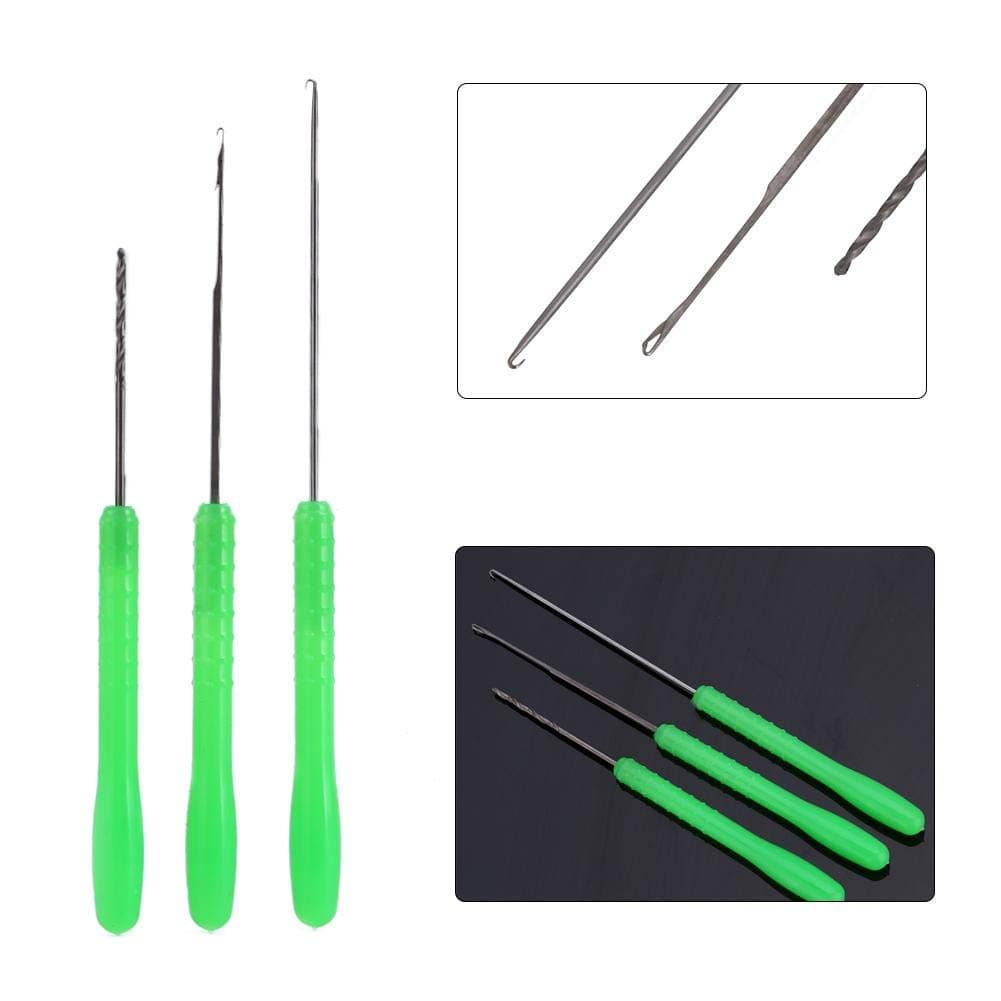 Hunting Hobby 3-in-1 Combo Crap Fishing Rigging Bait Needle Kit,Hook,Stinger and Drill