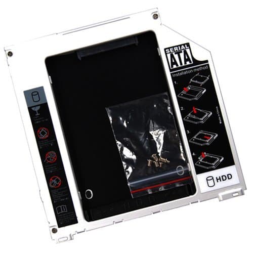 Brand New 2.5"/9.5mm SATA HDD Hard Drive Case Super Drive SATA