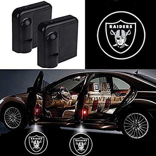For Raiders Car Door Led Welcome Laser Projector Car Door Courtesy Light Suitable Fit for all brands of cars