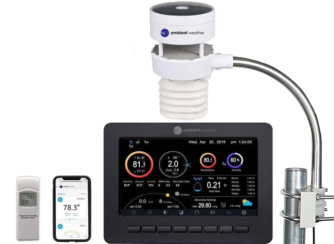 Ambient Weather WS-5050 Ultrasonic Smart Weather Station