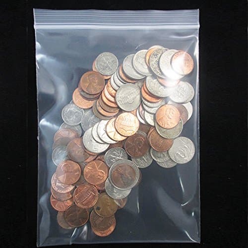 100 5x7 Reclosable Poly Clear Plastic Zip Lock Zipper Bag 4 Mil Jewelry Baggies