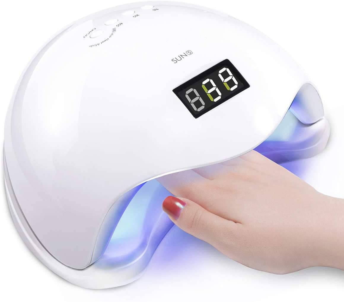 Mini UV LED Nail Lamp, Portable Gel Light Mouse Shape Pocket Size Nail Dryer with USB Cable for All Gel Polish and Detection Light