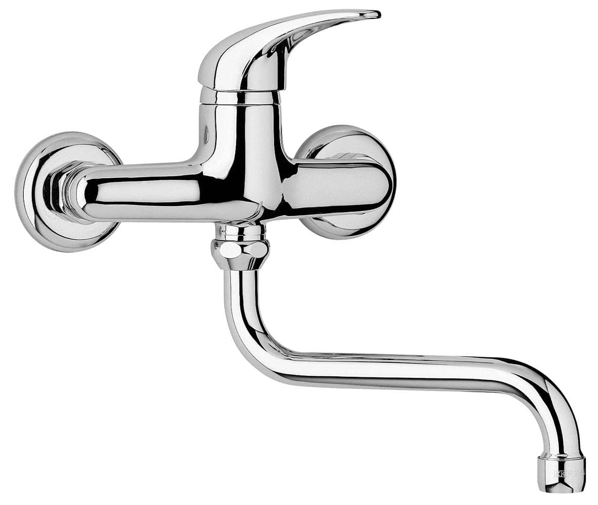 KVSTORE® WALL MOUNTED KITCHEN MIXER TAP SERIES MINERVA - CHROME
