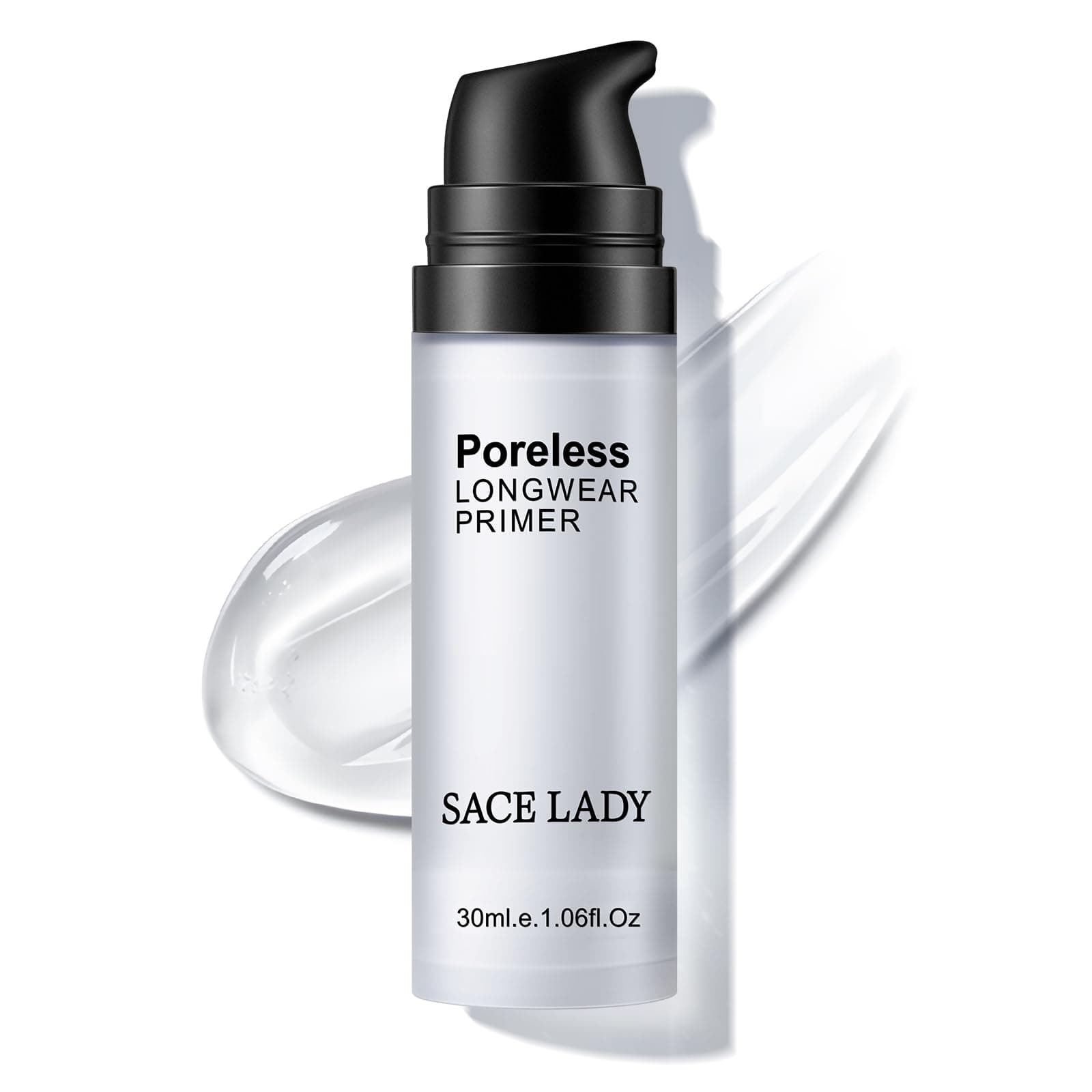 SACE LADY Red & Black Minimise Invisible Pore Foundation Primer Oil- control and Smooth Primer Gel ,Makeup Lasting -long (Size: 30 ml, Colour: Transparent)