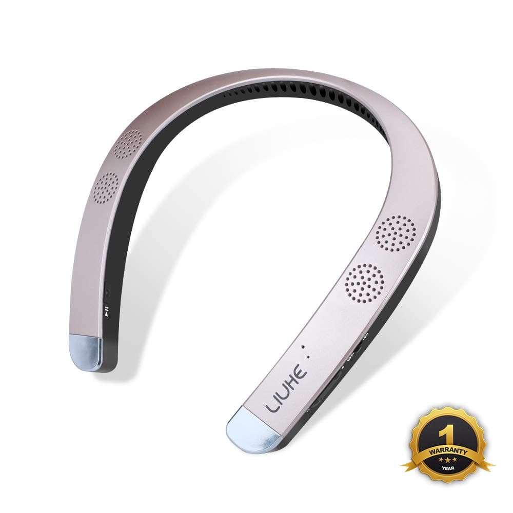 Bluetooth Headphones Retractable, Neckband Headsets Wireless with Retractable Earbuds, 18 Hour Music Time Headphone Hi-Fi Stereo Sound Noise Cancelling Earphones for Sport