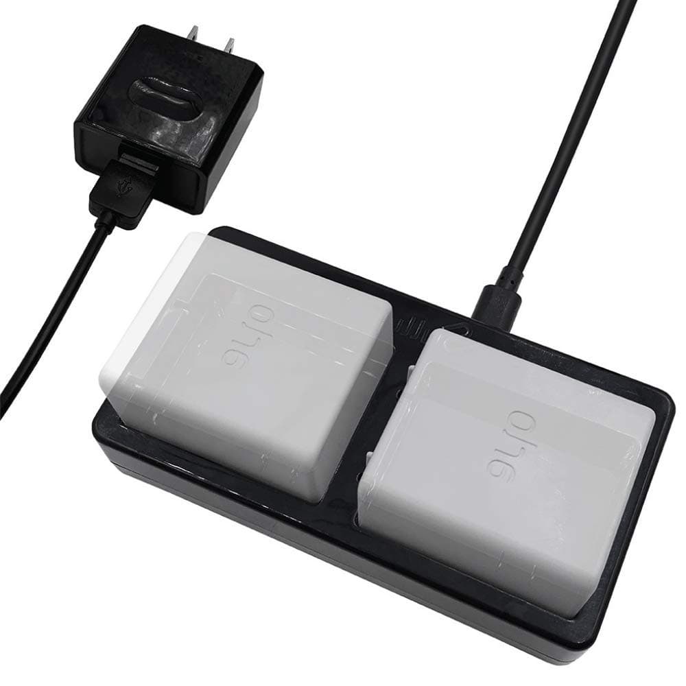 Battery Charger Station for Arlo Pro 3 Pro 4 & Arlo Ultra 2 (Black) - NOT for Arlo Pro & Arlo Pro 2 - Arlo Ultra 4K Battery Only - Battery Security Camera Charger for Arlo Ultra - VMA5400C - by Sully