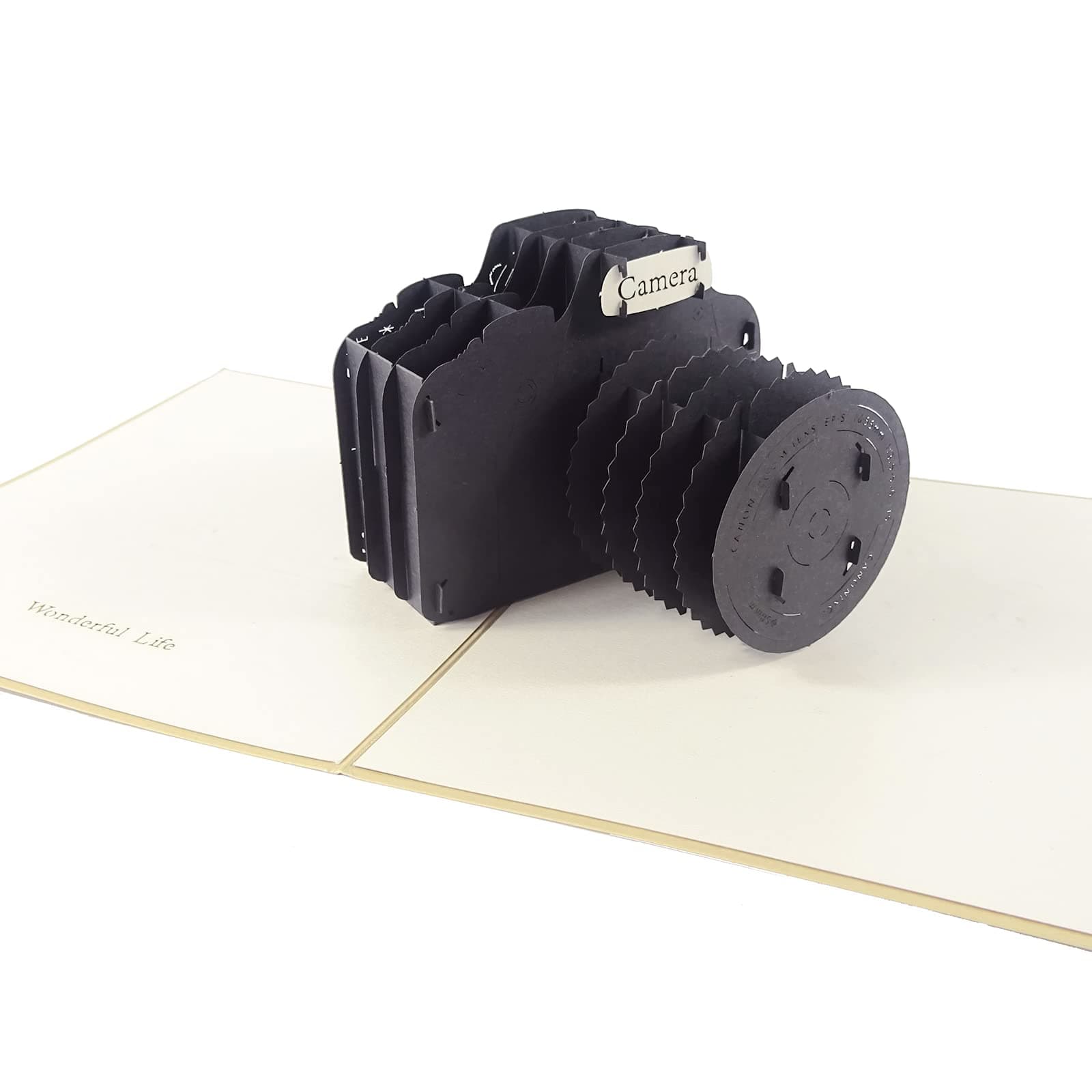 Camera Design 3D Pop Up Card Greeting Card Birthday Card Photographer Gift
