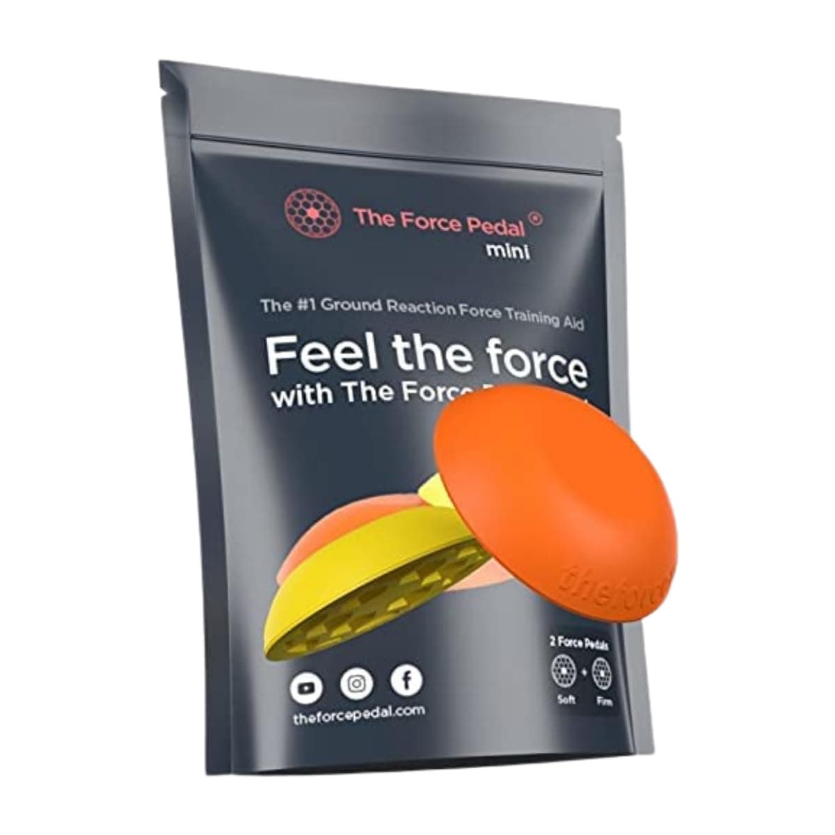 The Force Pedal Mini – Training Aid – Increase Club Head Speed, Improve Stability in Chipping and Putting– 2 Pedals