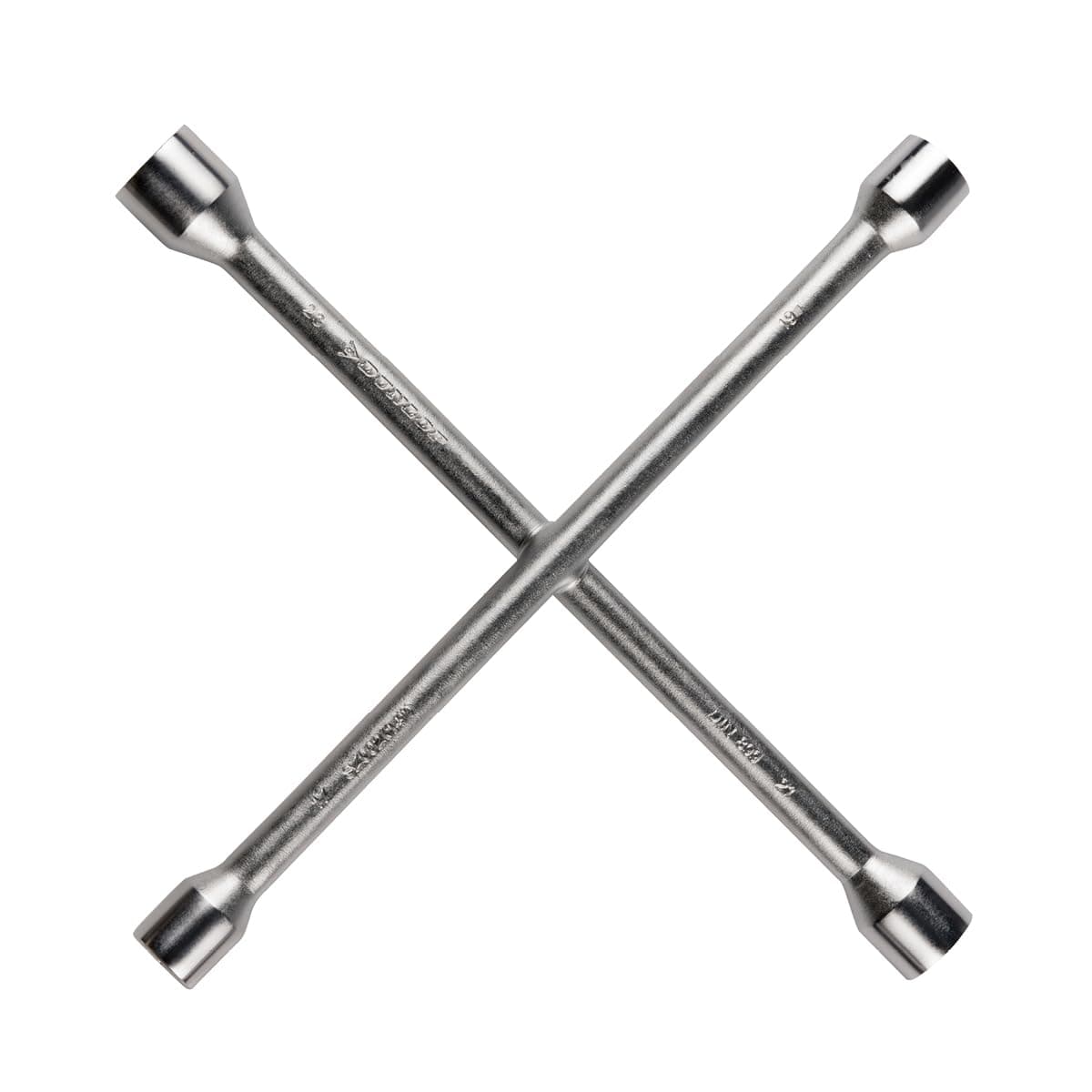 Wheel Brace - Car Wheel Wrench Sizes 17-19-21-23 MM - Wheel Nut Wrench for Car - Car Wheel Wrench Assembly Wrench - Automotive Tools - Wheel Brace for Car - Tyre Wrench - 27 x 27 CM - Steel