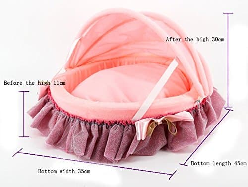 Charming Pink Princess Cave Cradle Doghouse Princess Bedroom