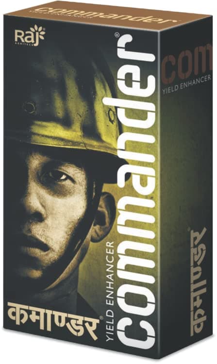 Raj AgriTech Commander Flowering Booster Micronutrient Liquid Mixture for Plants Fertilizer for Growth of All Plant and Better Response (50 ML)