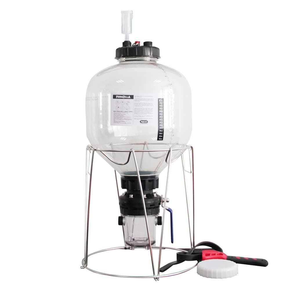 Fayelong Fermenter 27L Conical Fermenter FermZilla Conical Fermenter Starter Kit for Household Beer Brew