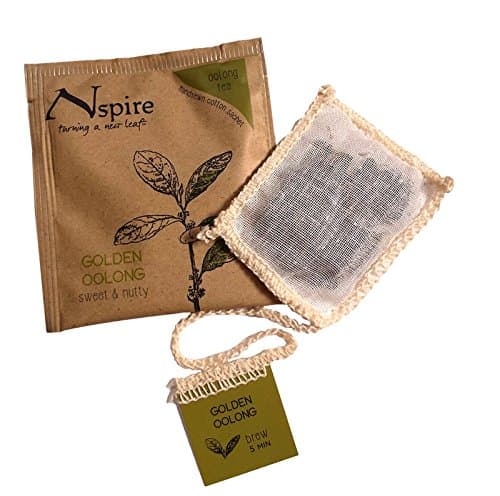 Nspire by Numi Organic Tea Golden Oolong, 50 Count Box of Tea Bags (Packaging May Vary)