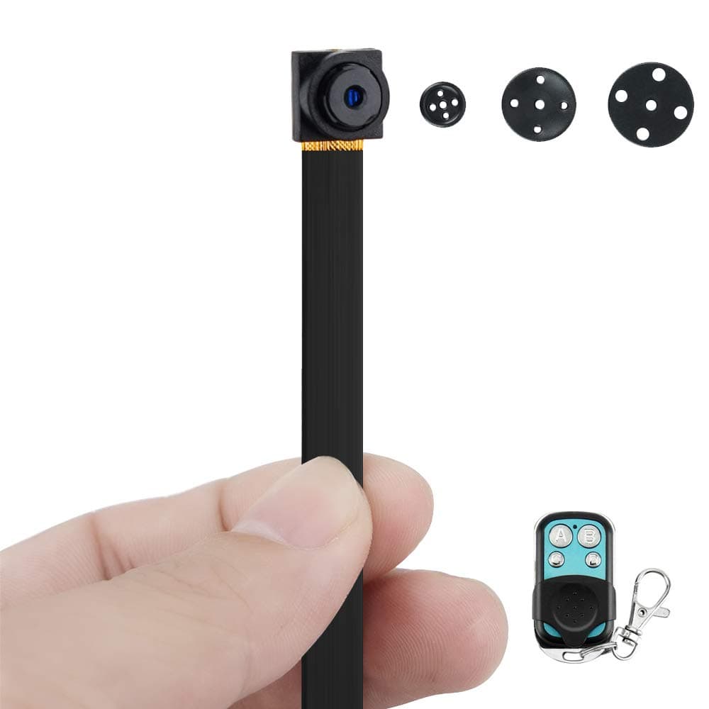 1080P HD Mini Hidden Camera Button with Motion Detection and Photo Taking Function, 6 Hours Long Time Video Recording, 16GB Memory Card Built-in