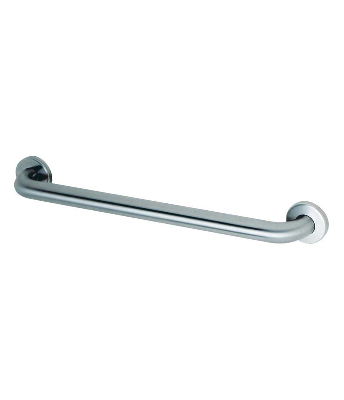 Bobrick Straight Grab Bar, 18 Inches, 1-1/2 Inch Diameter, ADA Compliant, Satin-Finish Stainless Steel, Slip-Resistant Surface for Bath, Shower, Toilet Safety, Concealed Mounting Flanges