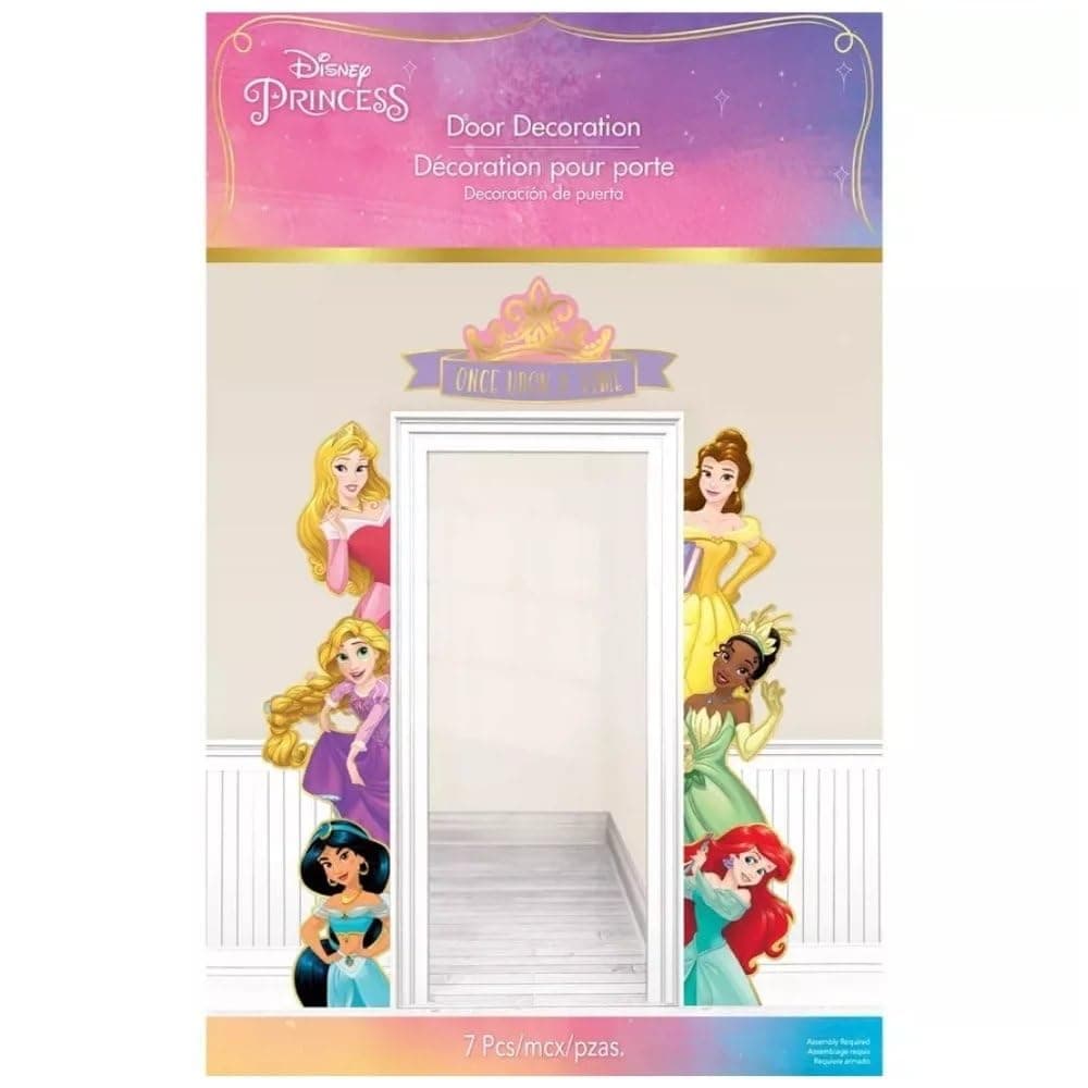 amscan ©Disney Princess Door Decorating Kit - 10.6" x 21.8" | Assorted Design | Pack of 7