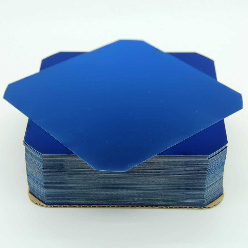 Flexible Solar Cells E60 C60 5x5 3.6W Monocrystalline Cells for DIY Panels (1, No Busbars)