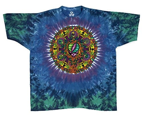 Liquid Blue Men's Grateful Dead Celtic Mandala Tie Dye T-Shirt