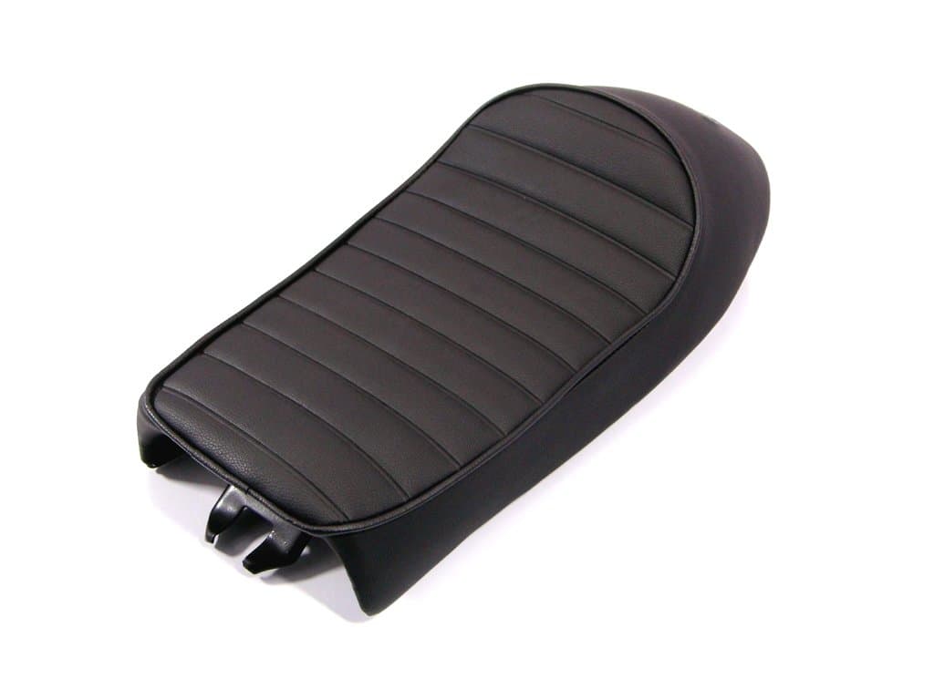 Alchemy Parts Motorcycle Seat in Black for Retro Café Racer or Streetfighter Project Bike