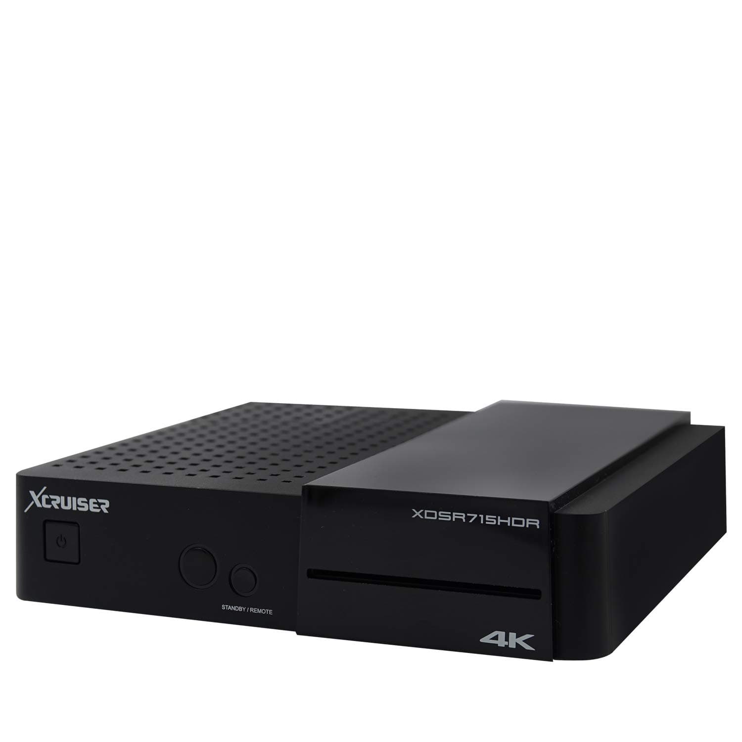 XDSR715HDR 4K Ultra High Definition 2160p, HDR 10Bits, 1GB RAM, 8GB Memory, Android, DVB-S2 Multistream, CPU: Hisilicon Hi3798MV200 QuadCore 1.6GHz