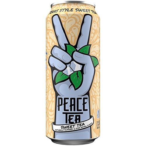 Peace Tea Texas Style Sweet Tea Cans, 23 fl oz, 12 Pack