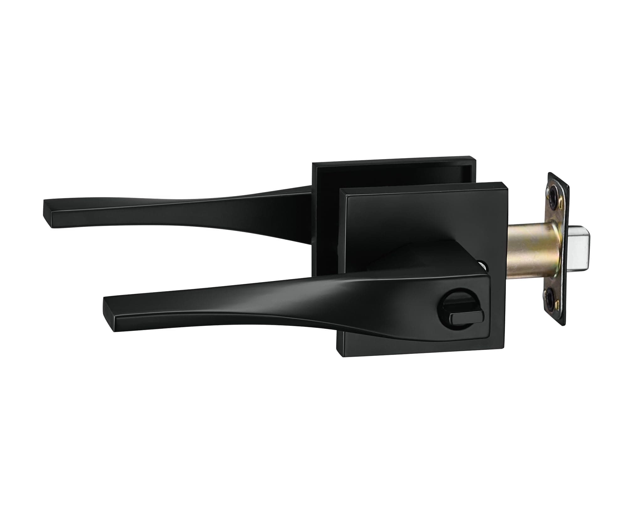 Berlin Modisch Sleek Series Door Lever (Iron Black, Door Lever)