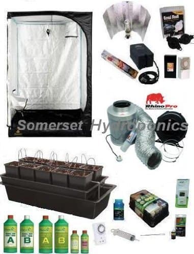 Wilma10 System Hydroponic Grow Kit with DS120 Grow Tent