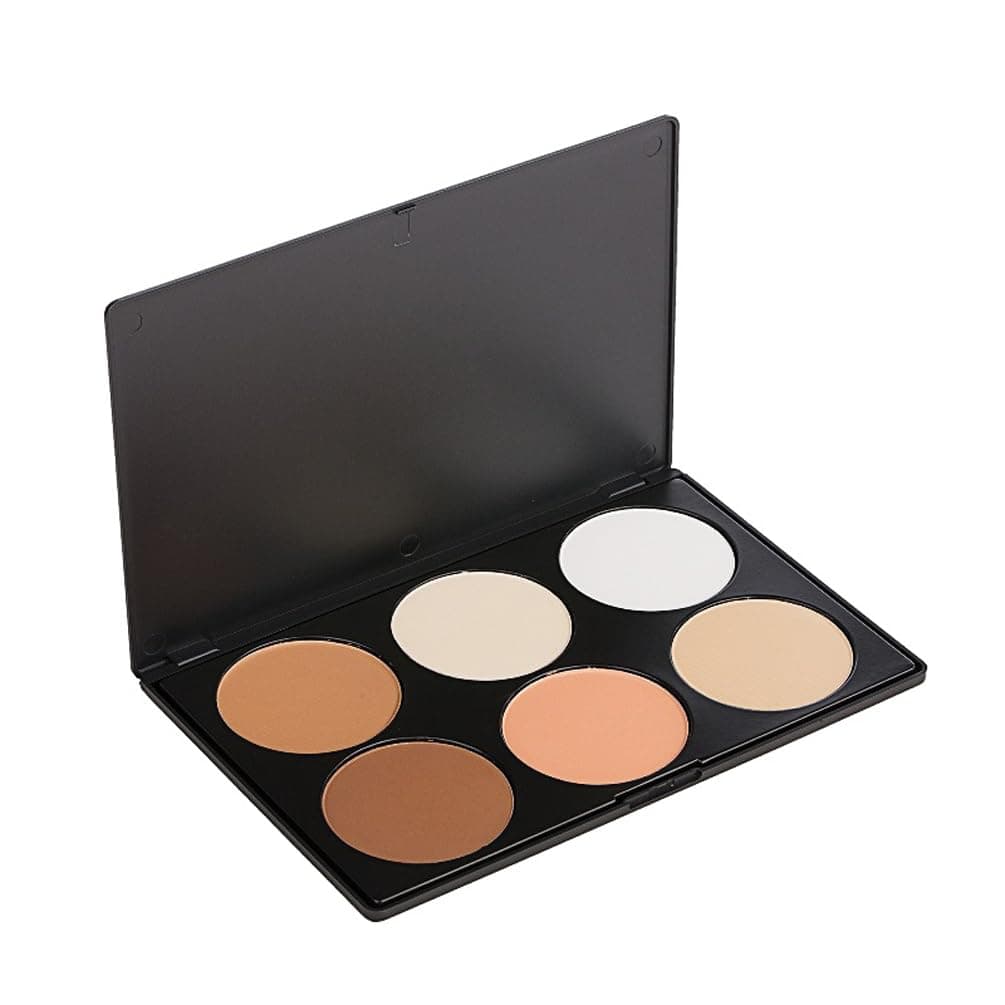 IMEASYMakeup Contour Kit Highlight and Bronzing Powder Palette - 6 Colors