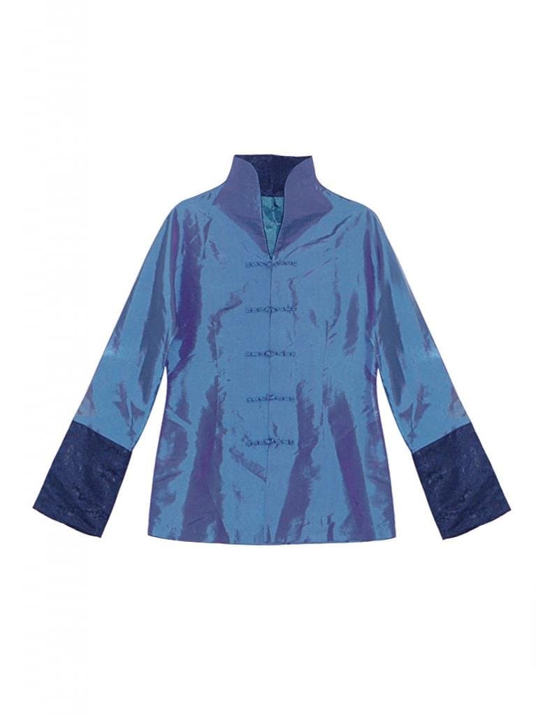 Goodorient Women's Simple and Elegant Thai Silk Chinese Jacket/Traditional Coat/Customized Service For Free