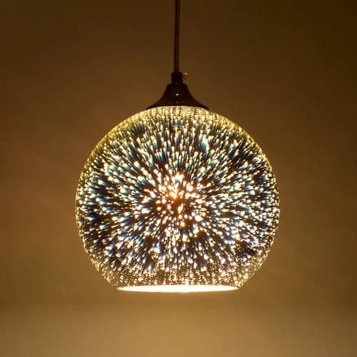 Modern 3D Multicolor Creative Glass Ceiling Lights Lamp Shade Chandelier Minimalist Art Pendant Lights(Style B)