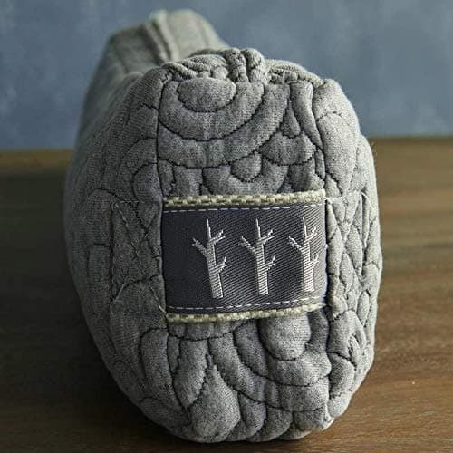 Brentwood Home Crystal Cove Pranayama Yoga Pillow, Buckwheat Fill Restorative Breathing Pillow, Made in California