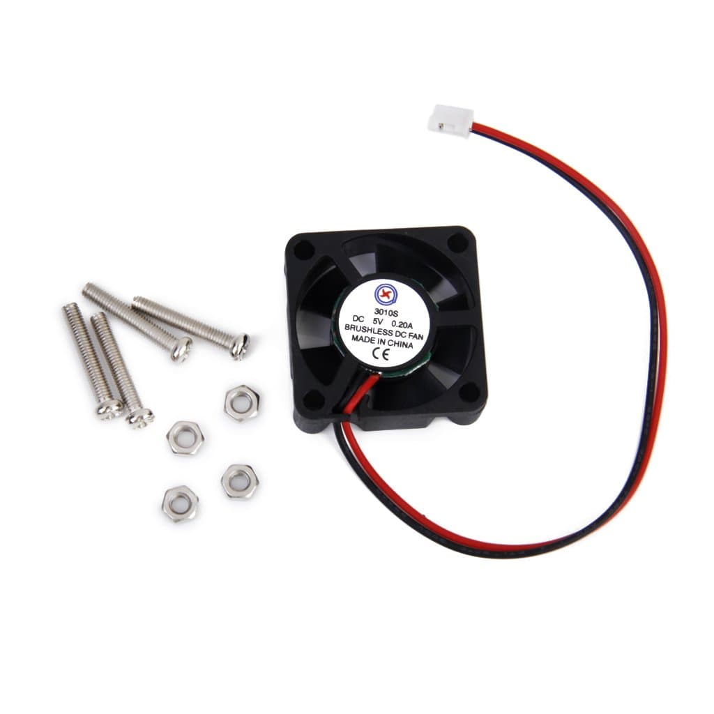 Rpi shop RPISHOP DC 5V 0.2A Cooling Fan with Screws for Raspberry Pi 40mm x 40 mm