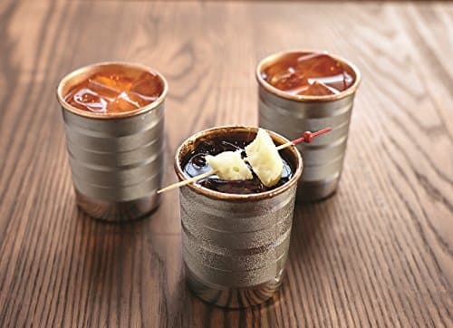 Coqueta Stainless Cups, Set of Four