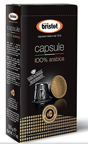 Bristot 100% Arabica Capsules, Box of 10