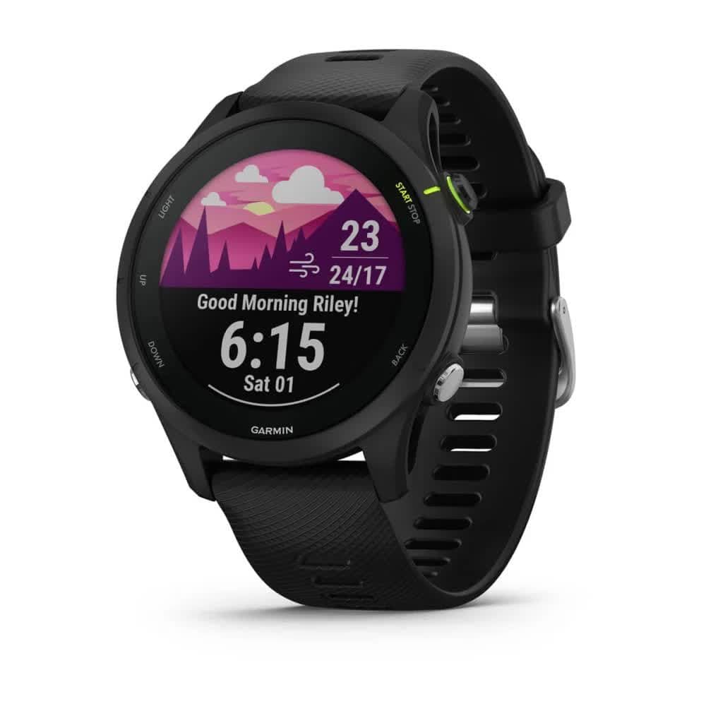 Garmin Forerunner® 255 Music, Black, GPS Fitness Smartwatch