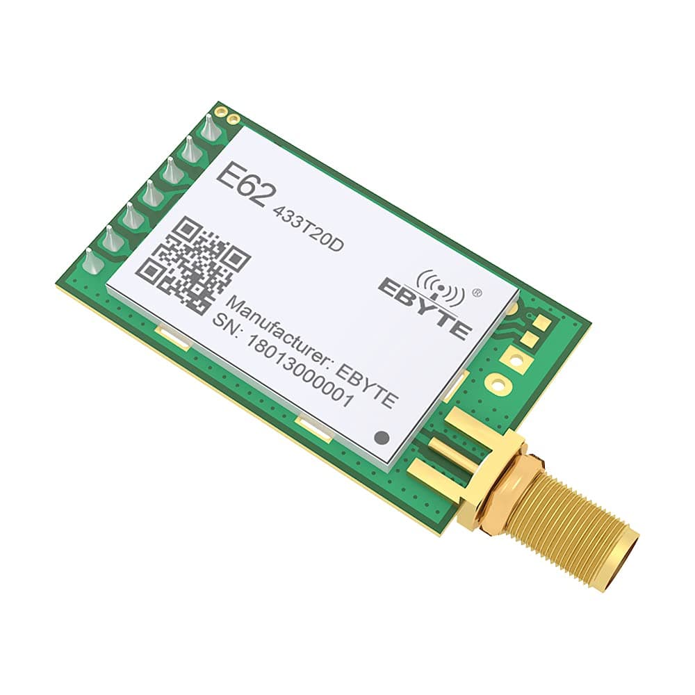 Full Duplex 433MHz TCXO rf Module E62-433T20D Long Range Wireless Transceiver iot FEC UART rf Transmitter and Receiver