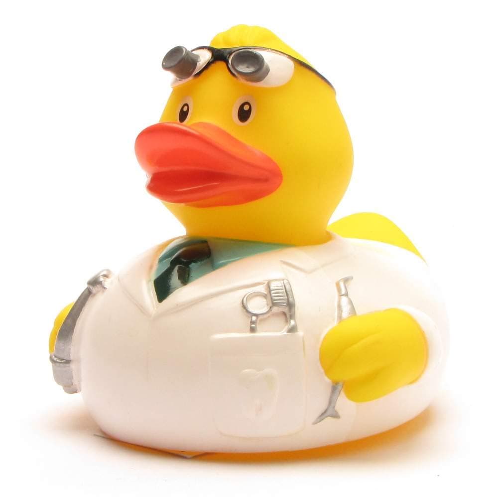 Rubber Duck Dentist | Bath Duck | Duckshop | L: 8 cm