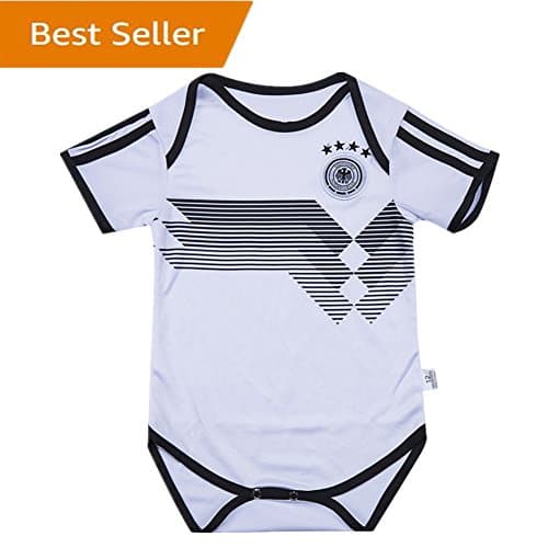 Germany Baby Suit Home National Team Bodysuits For 9-18 Months Infant Onesize White