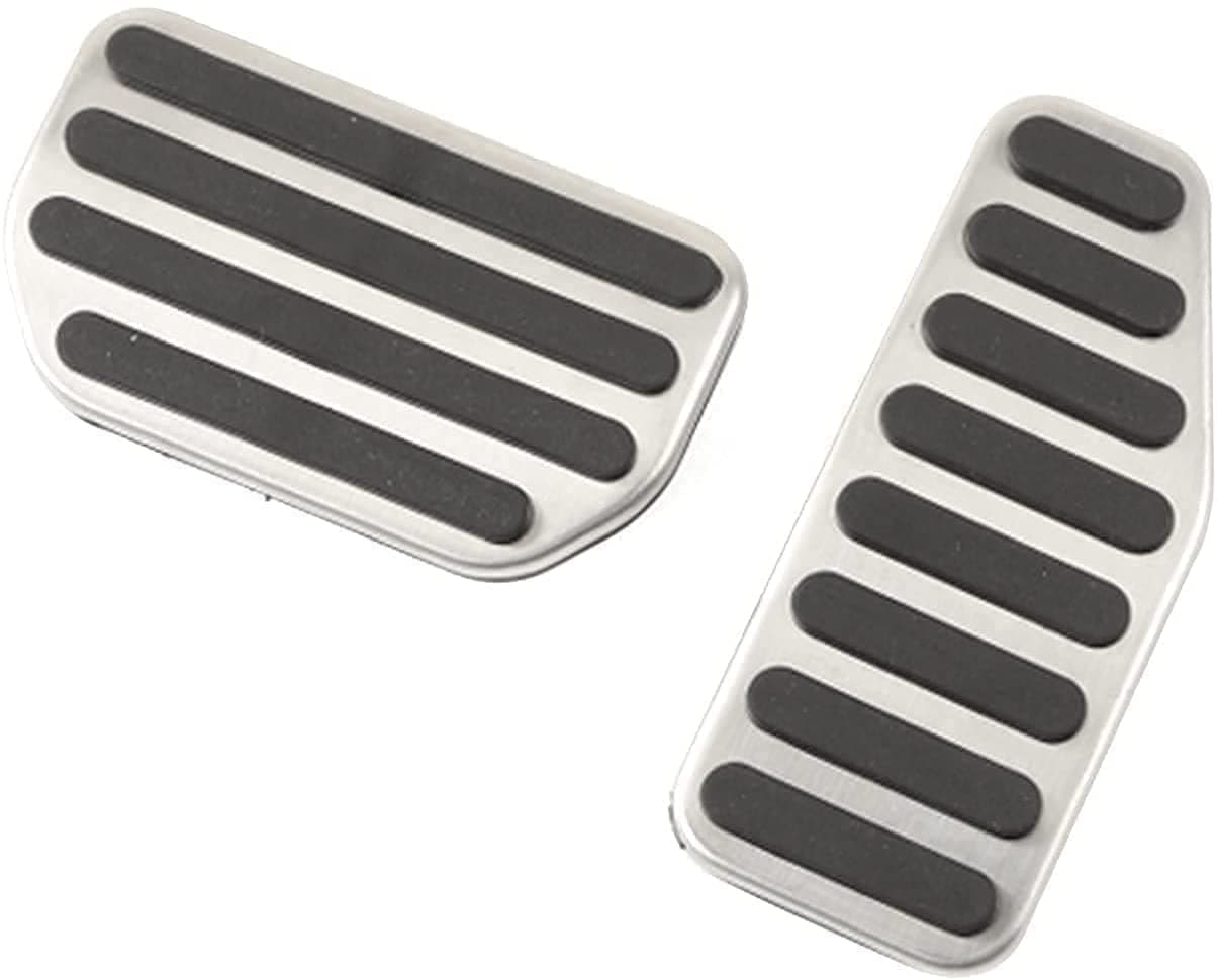 LAXIL Car Stainless Steel Pedal Covers for Suzuki Jimny 2010 2011 2013 2014 2015, Non-Slip Anti-scratch Car Accelerator Brake Clutch Pedal Protection Pads, Auto Interior Accessories
