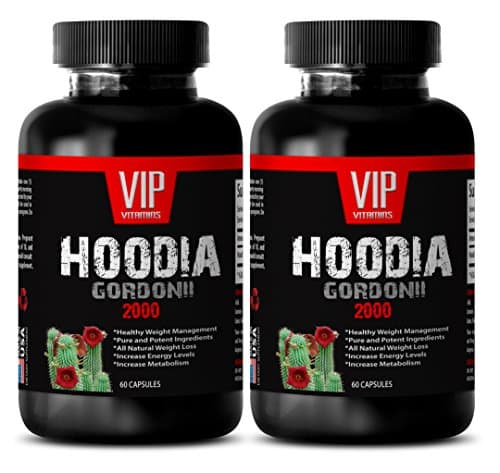 Fat Loss Detox - HOODIA GORDONII Extract 2000 - Hoodia max Plus - 2 Bottles 120 Tablets