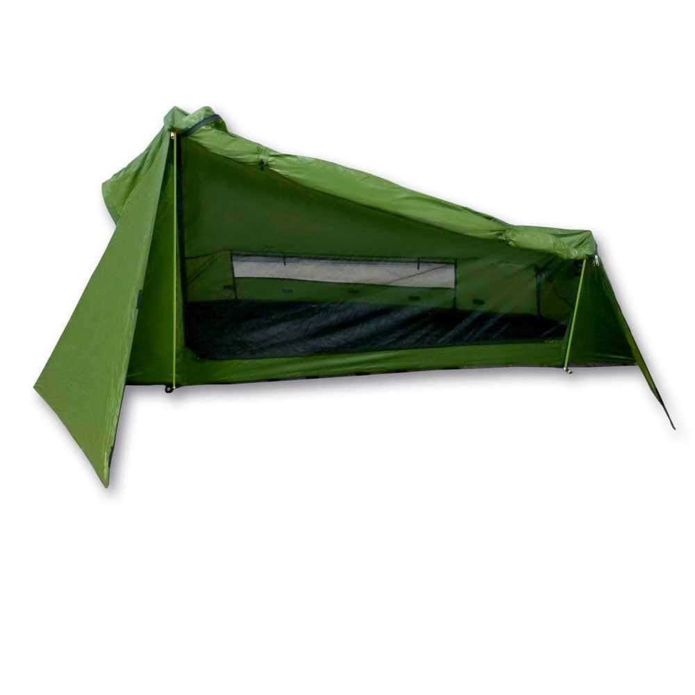outdoorer mapuera tent Trek Santiago, green, 1,25kg, small pack size, the lightweight tent for 1 person