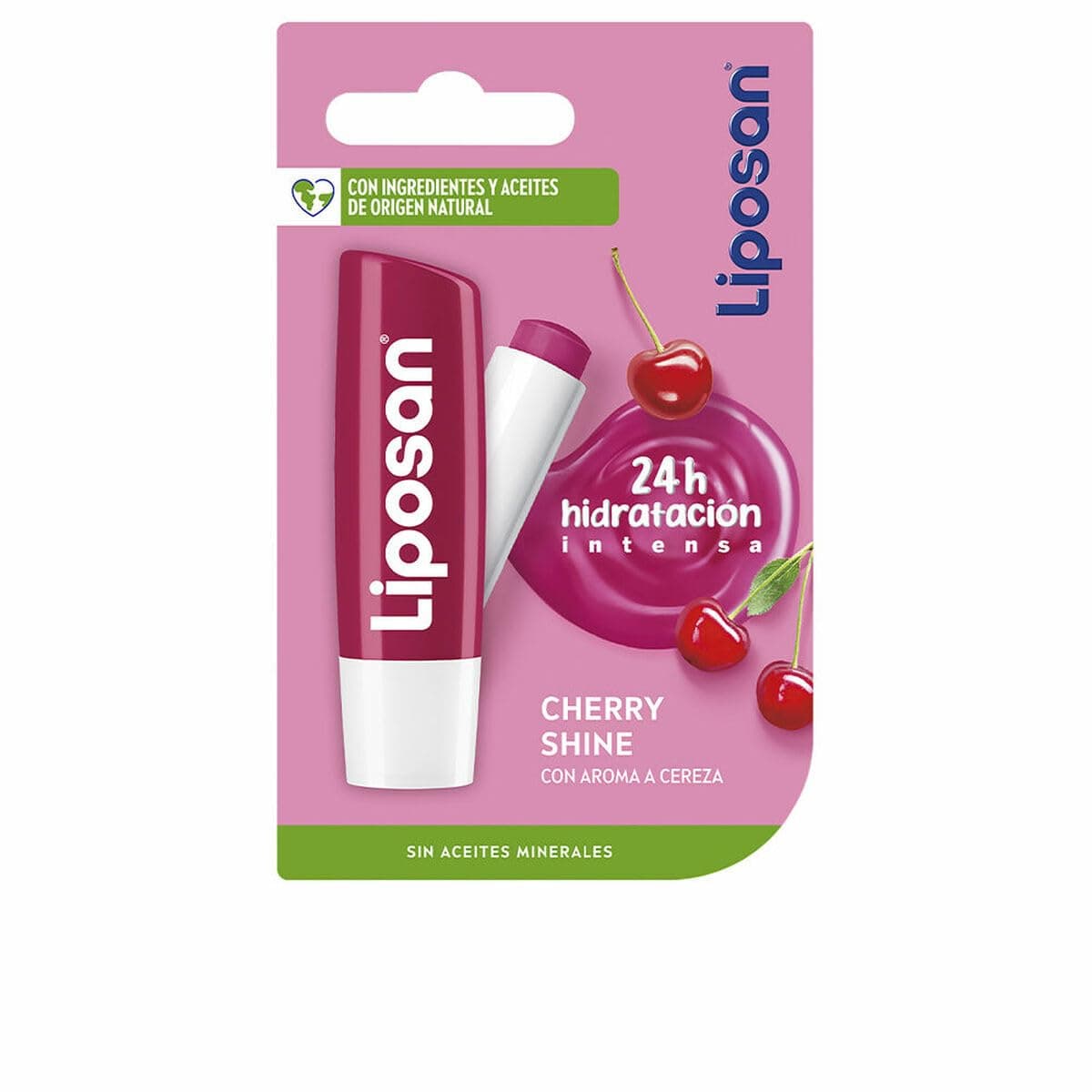 Fruity Shine CHERRY - Lip Care Balm - 4.8gr/5.5ml by Labello - Liposan