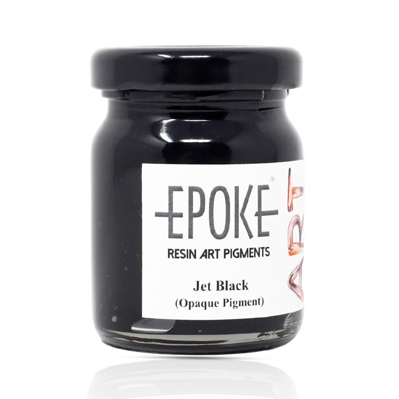 Epoke (Opaque) Art Resin Pigment Paste, Jet Black, 75g