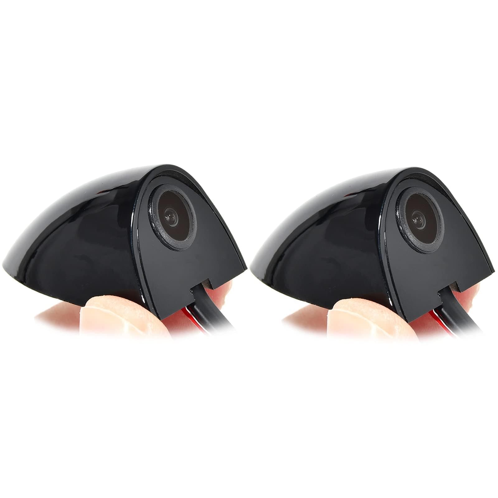 EWAY Car Door Tape Mounting Blind Spot Side View Camera (Pack of 2)