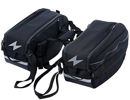 Extremeworld Motorcycle Saddlebags #B9113(Black)