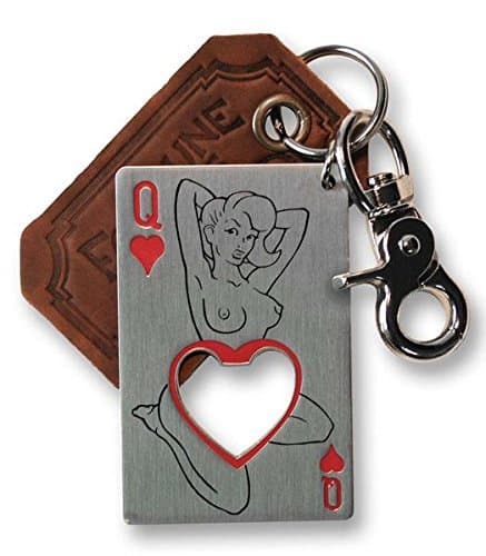 Queen of Hearts Bottle Opener Key Ring by Trixie & Milo